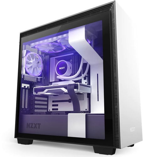 NZXT Kraken X73 RGB 360mm - RL-KRX73-RW - AIO RGB CPU Liquid Cooler -  Rotating Infinity Mirror Design - Powered By CAM V4 - RGB Connector - 3 x  Aer 